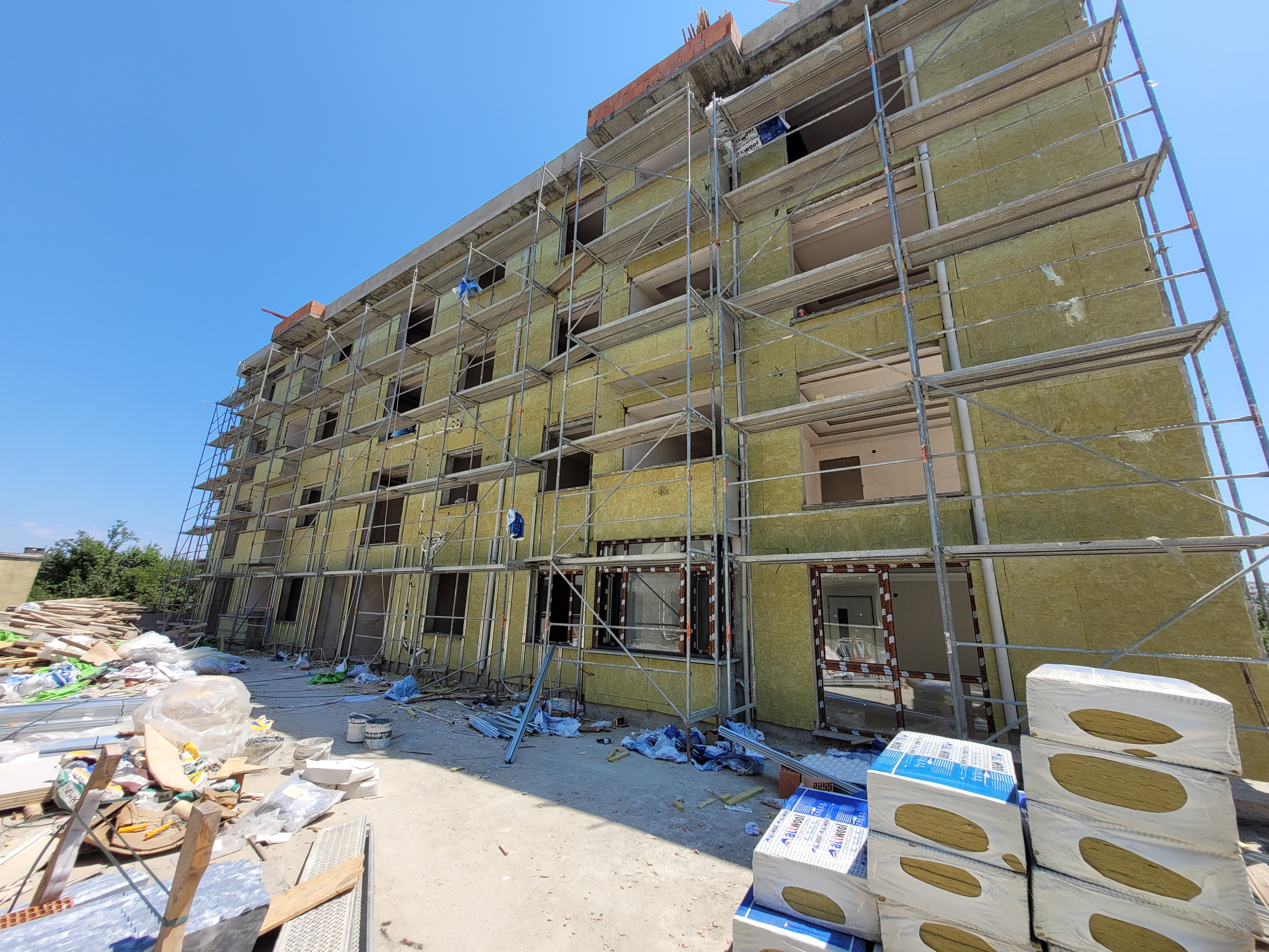 Devam Eden Projemiz: Öz Mercan İnşaat'a ait 40 dairelik konut sitesi inşaatı Projesi